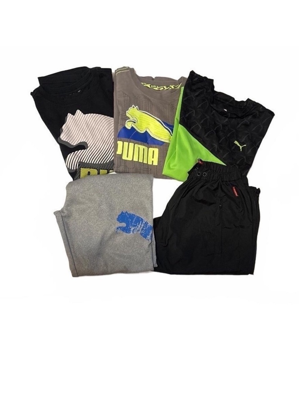 BOYS CLOTHING LOT Sz XL 14/16 Activewear Bundle Puma Mac &Jac Sport Pants Shirts
